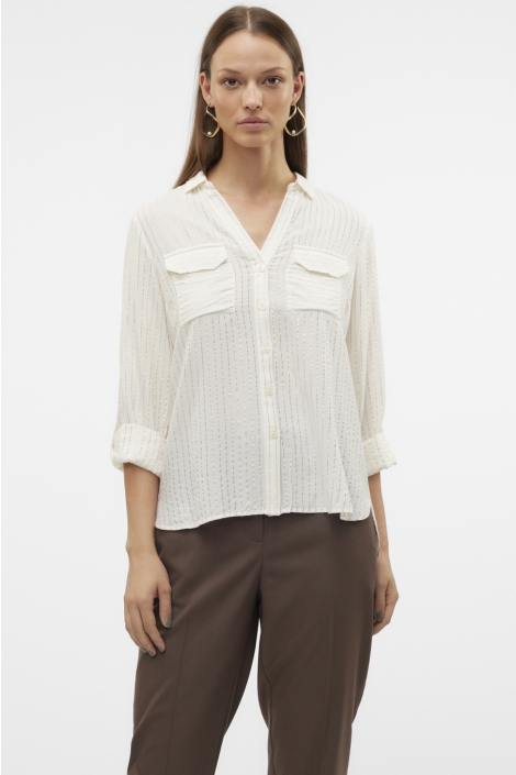 Vero Moda vmbumpy ls glitter shirt wvn ga noo